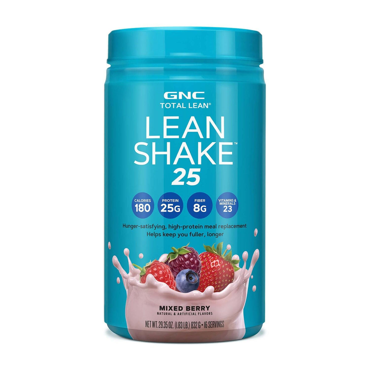 GNC Total Lean Shake 25, Chocolate Peanut Butter, 16 Servings
