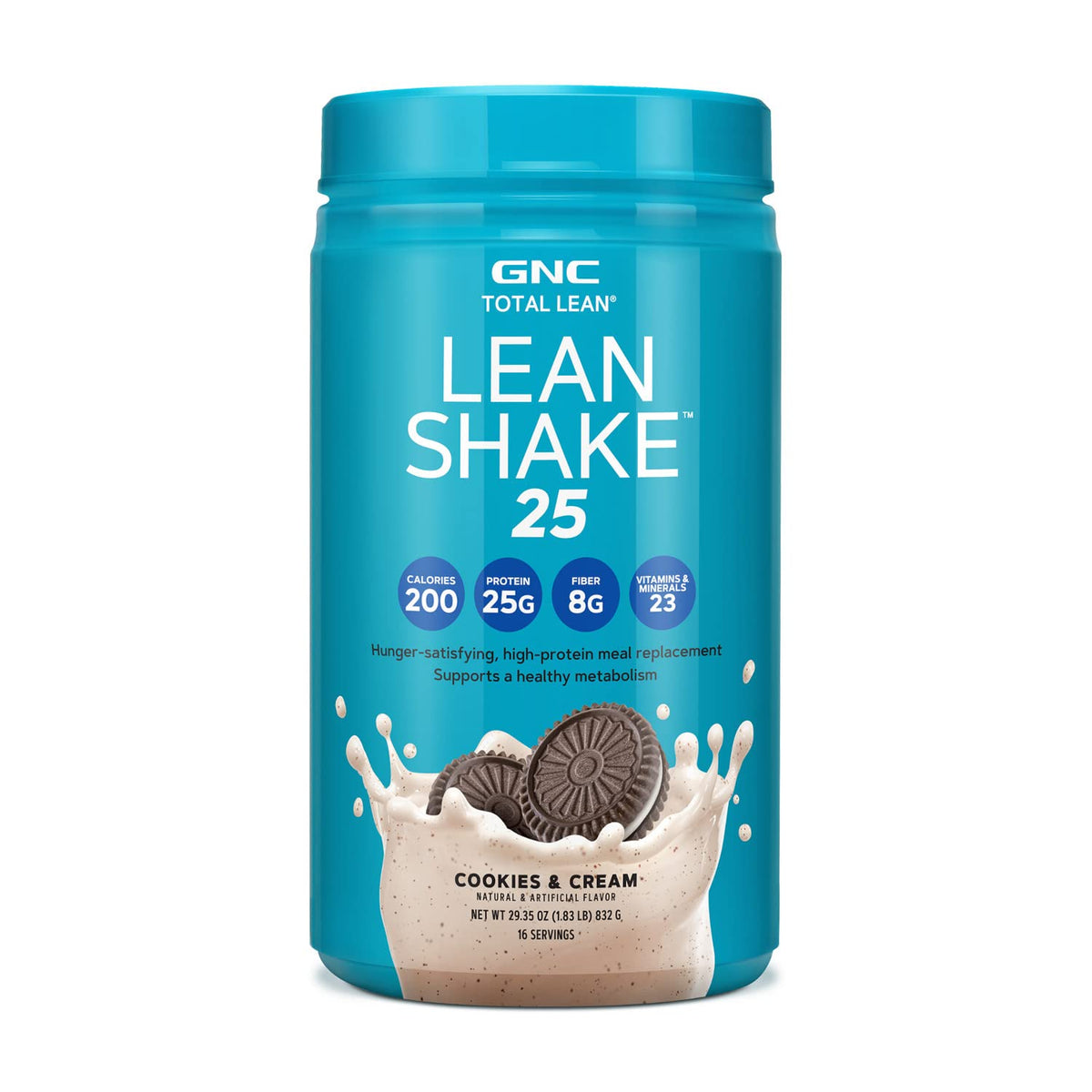 GNC Total Lean Shake 25, Chocolate Peanut Butter, 16 Servings