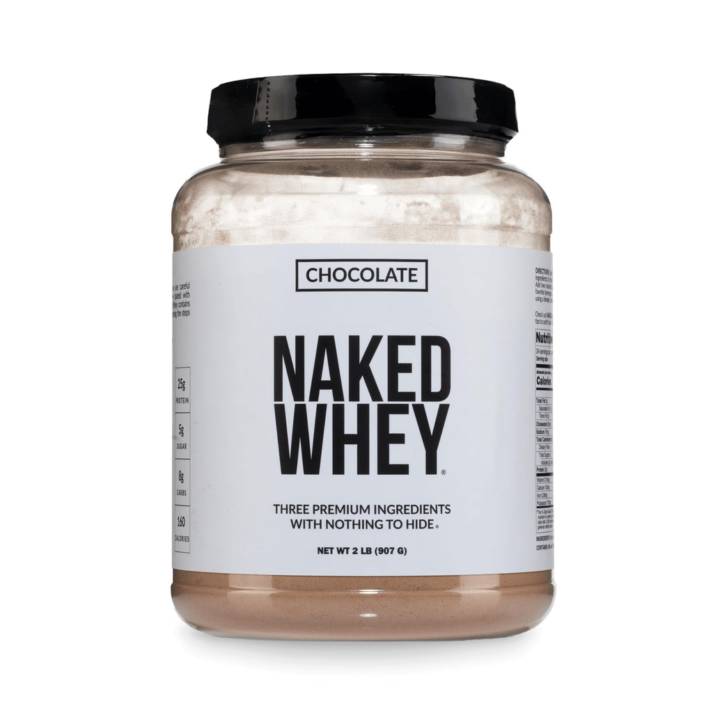 NAKED Vanilla Whey Protein Powder - All Natural Grass Fed Whey Protein Powder, Vanilla Flavor, Organic Coconut Sugar, 5Lb Bulk, NSF Certified, GMO-Free, Soy Free, Gluten Free - 61 Servings