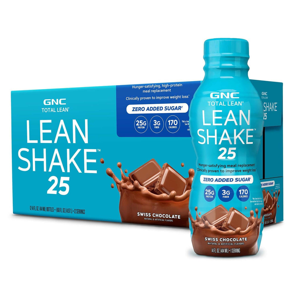 GNC Total Lean Shake 25, Chocolate Peanut Butter, 16 Servings