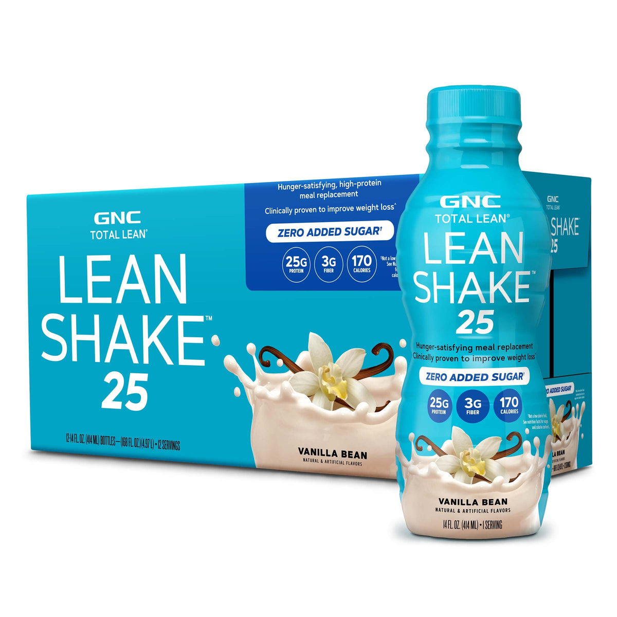 GNC Total Lean Shake 25, Chocolate Peanut Butter, 16 Servings