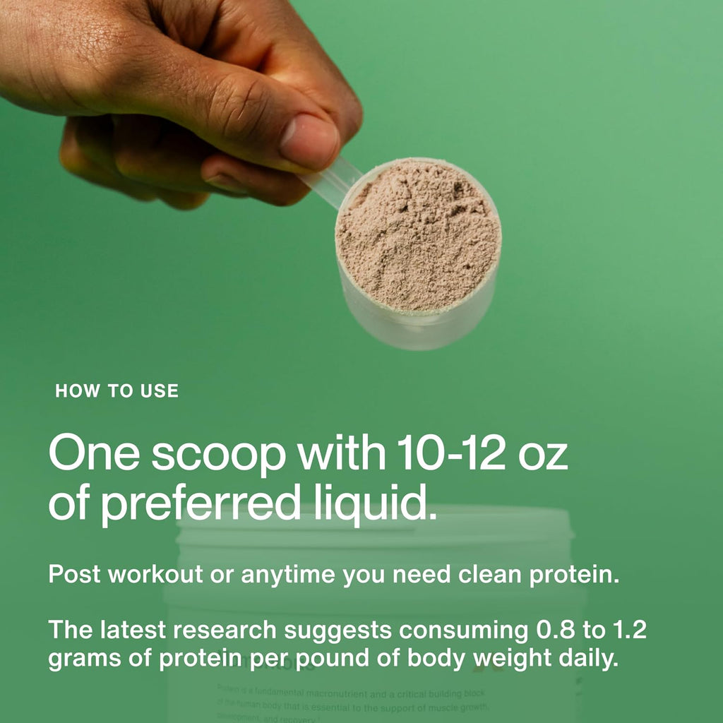 Momentous Grass-Fed Whey Protein Isolate Powder, 20g, Mint Chocolate