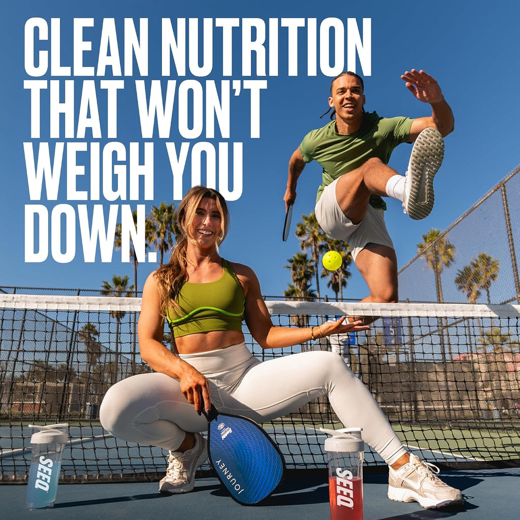SEEQ Clear Protein Powder - Strawberry Lemonade - 22 Servings - 22g Clear Whey Protein Isolate - Zero Sugar - 0g Lactose - Allergen Friendly - GLP1 Support - Bone Health - Muscle Post Workout Recovery